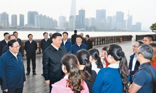 【习语】深入学习贯彻党的十九届四中全会精神 提高社会主义现代化国际大都市治理能力和水平